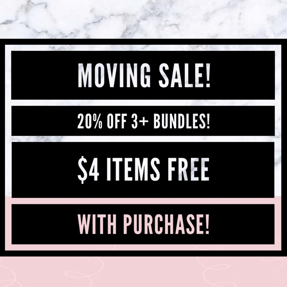 Moving sale 🚚📦